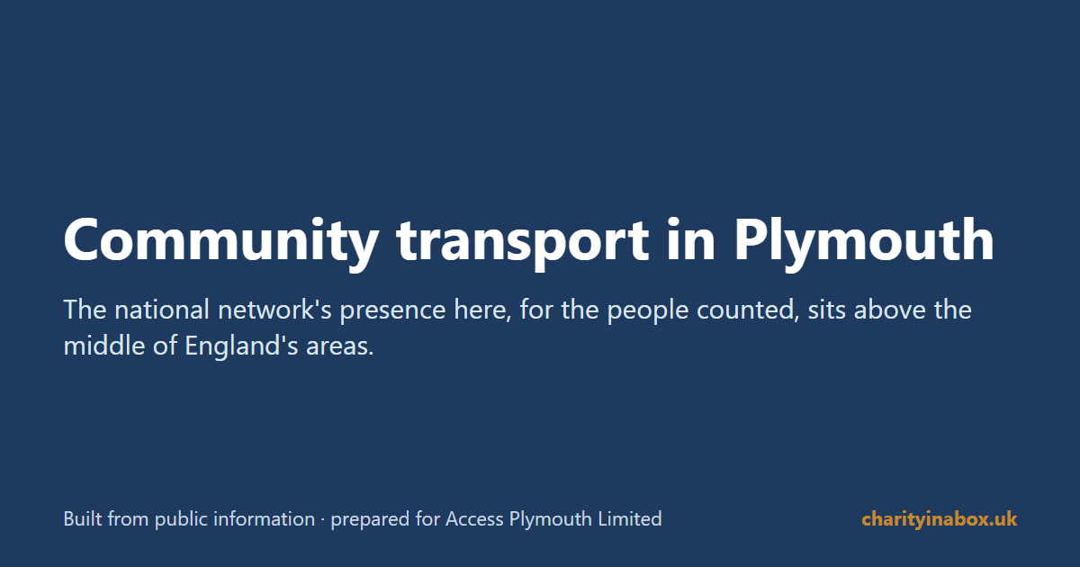 Community transport in Plymouth