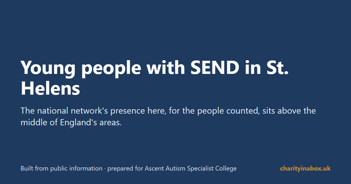 Young people with SEND in St. Helens