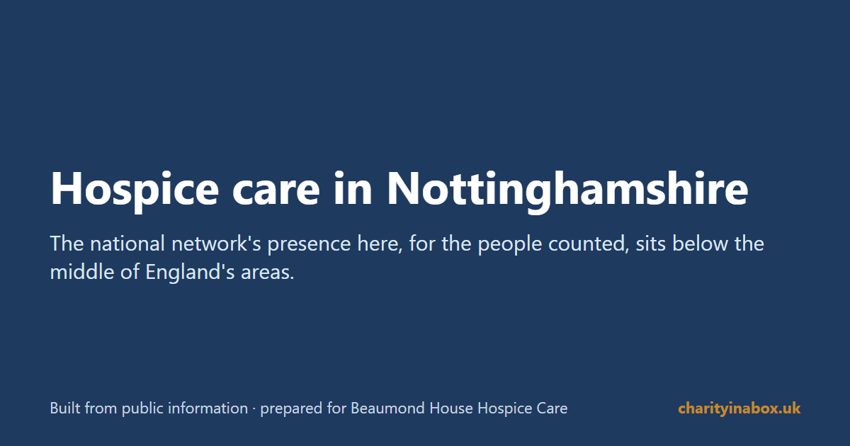 Hospice care in Nottinghamshire