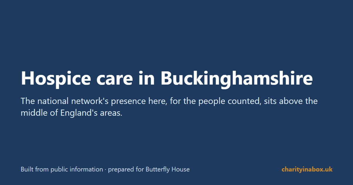 Hospice care in Buckinghamshire