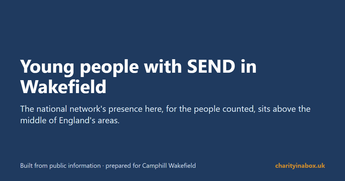 Young people with SEND in Wakefield