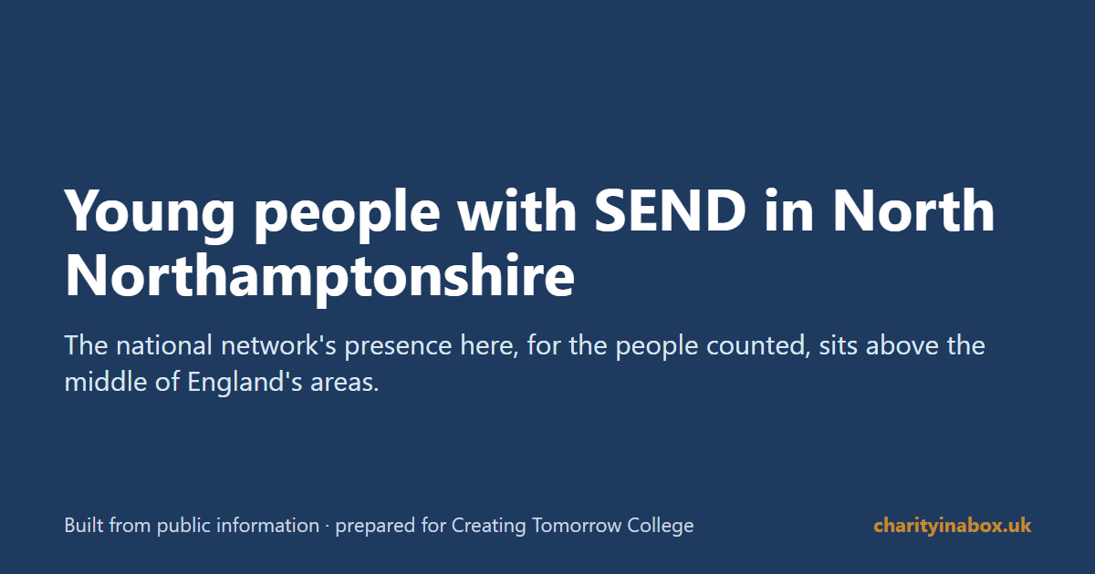 Young people with SEND in North Northamptonshire