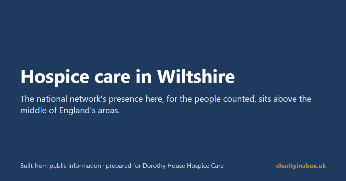 Hospice care in Wiltshire