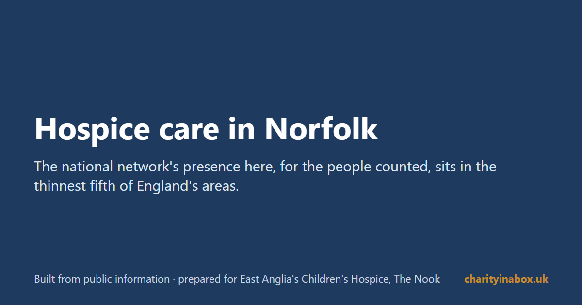 Hospice care in Norfolk