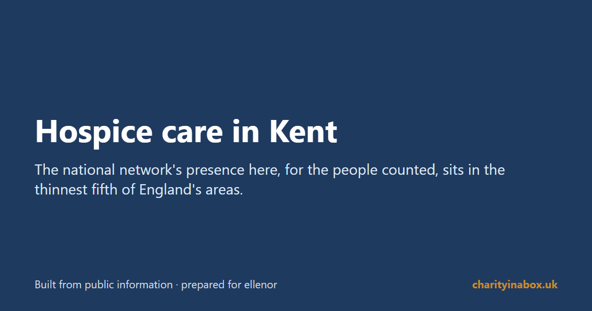 Hospice care in Kent
