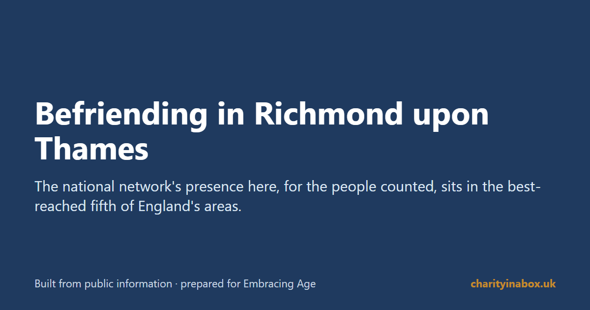 Befriending in Richmond upon Thames