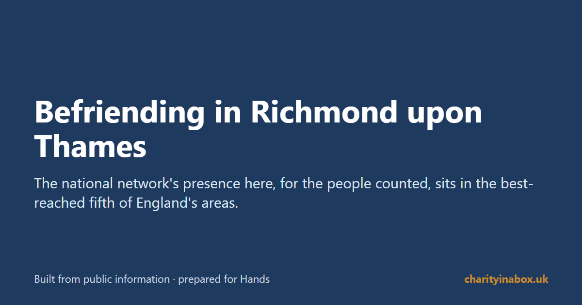 Befriending in Richmond upon Thames