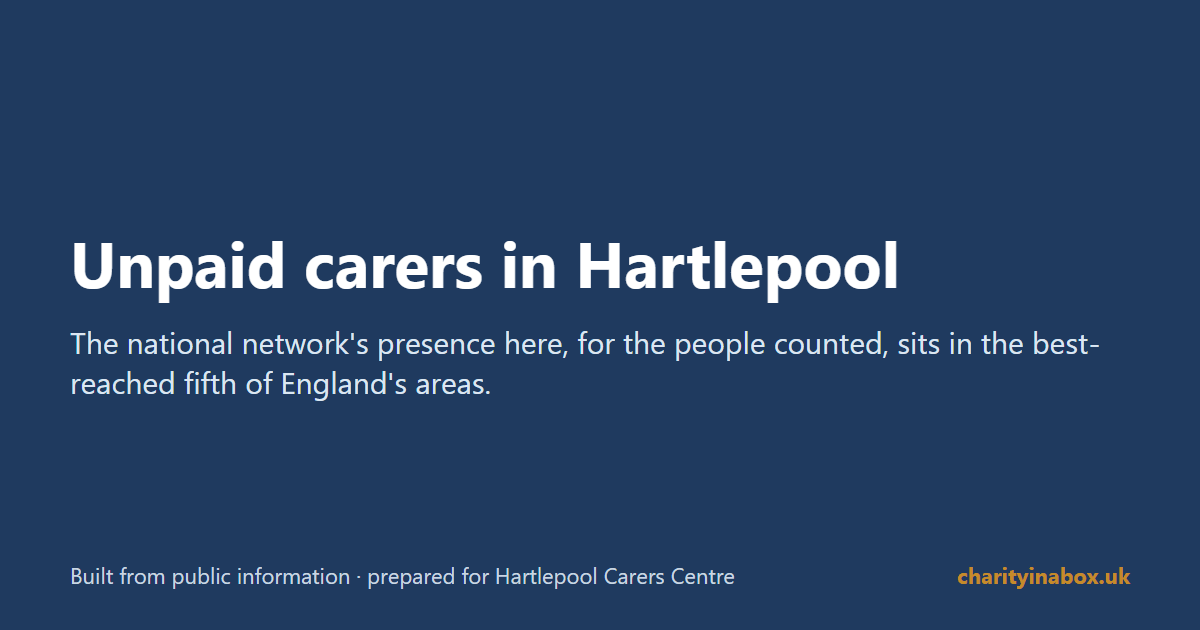 Unpaid carers in Hartlepool