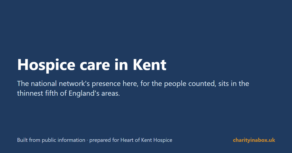 Hospice care in Kent