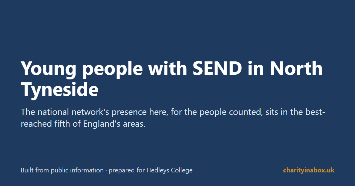 Young people with SEND in North Tyneside