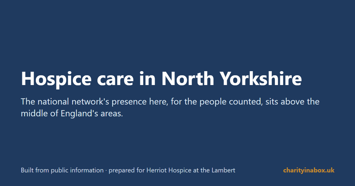 Hospice care in North Yorkshire