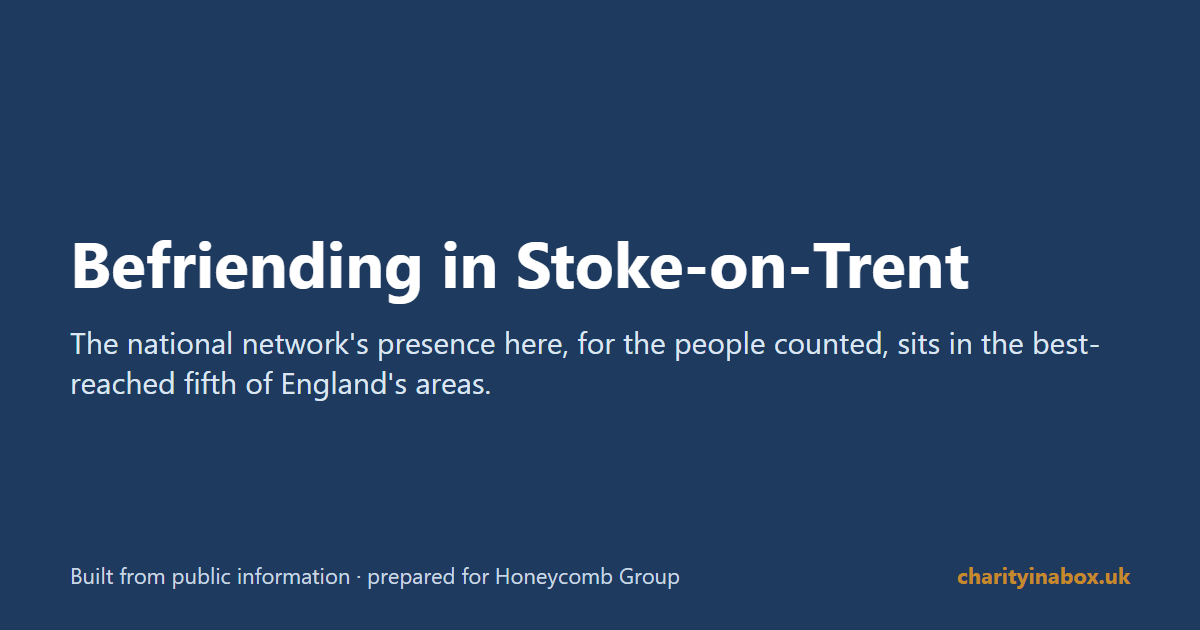 Befriending in Stoke-on-Trent