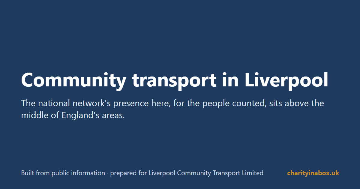 Community transport in Liverpool