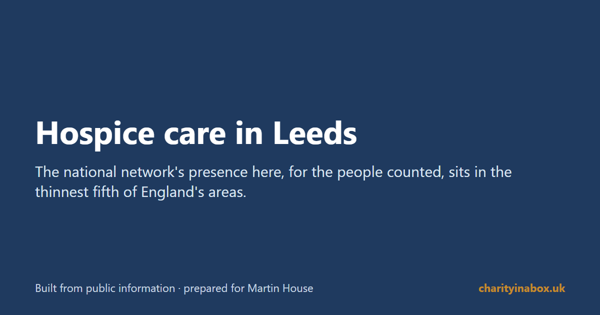 Hospice care in Leeds