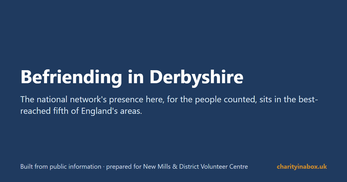 Befriending in Derbyshire
