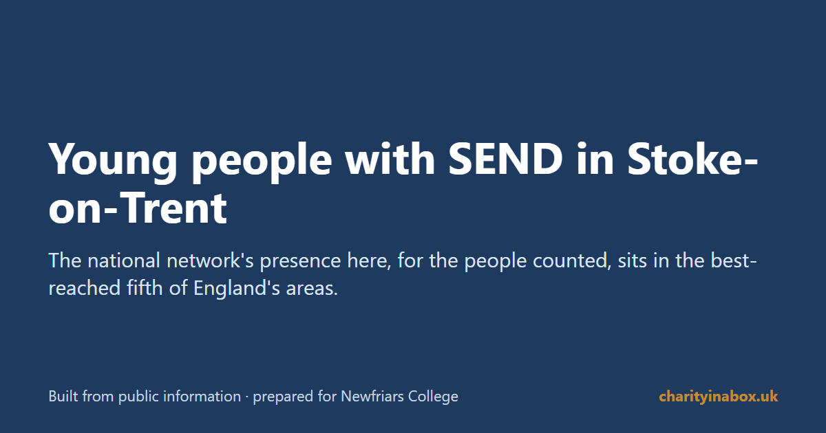 Young people with SEND in Stoke-on-Trent