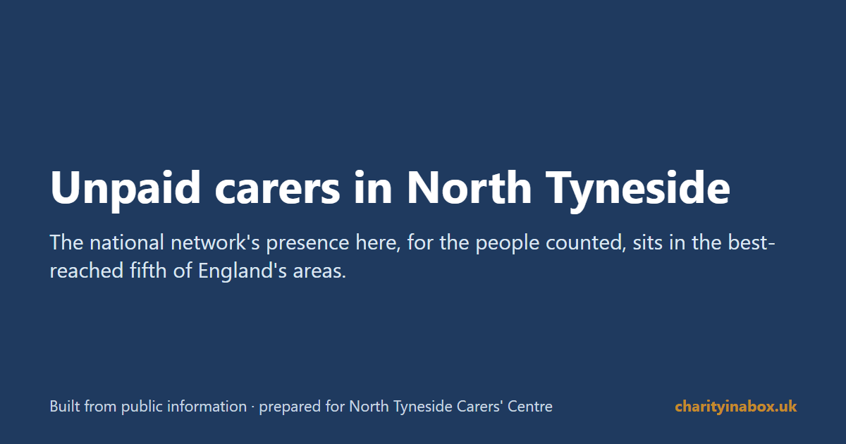 Unpaid carers in North Tyneside