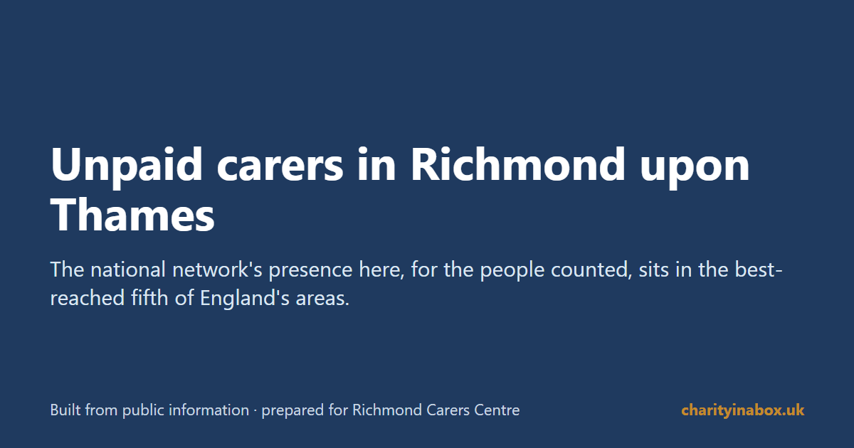 Unpaid carers in Richmond upon Thames