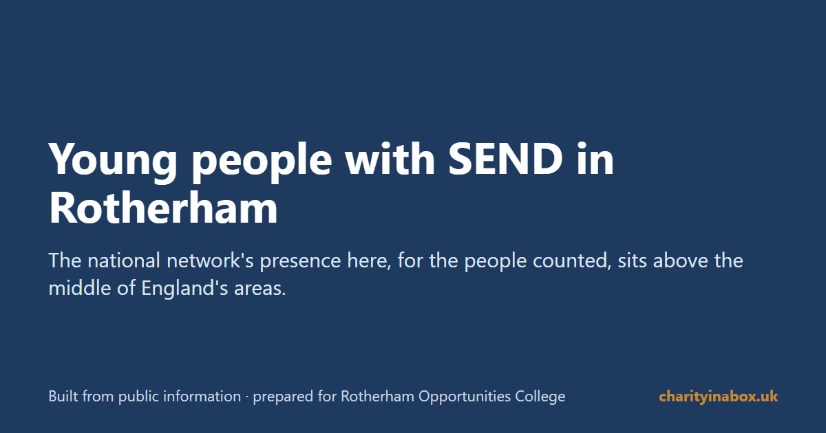 Young people with SEND in Rotherham