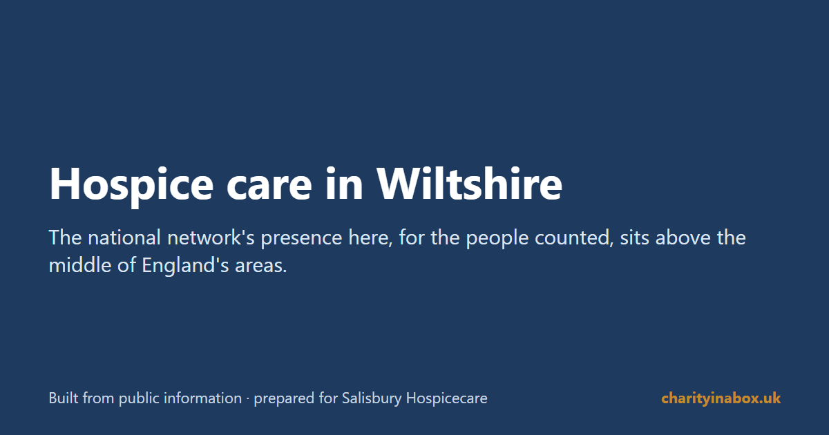 Hospice care in Wiltshire