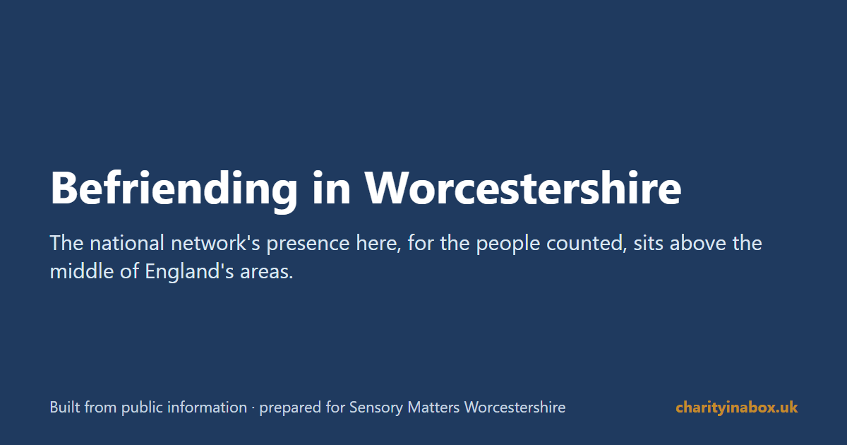 Befriending in Worcestershire