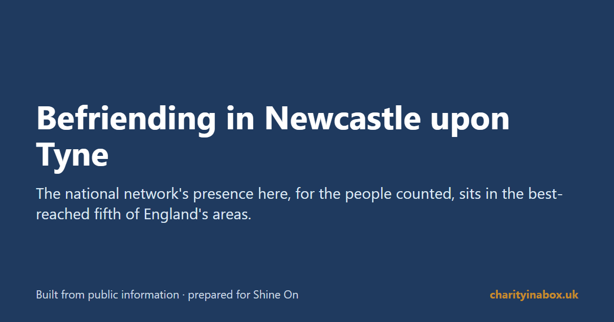 Befriending in Newcastle upon Tyne