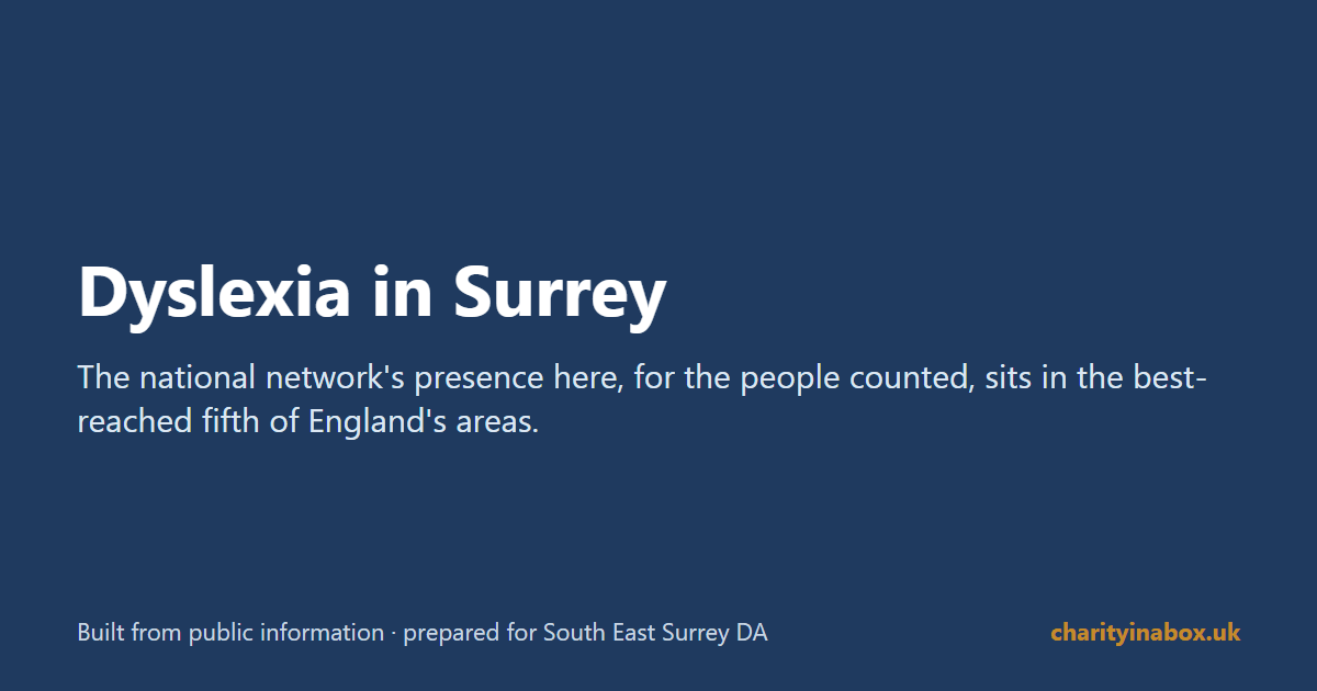 Dyslexia in Surrey