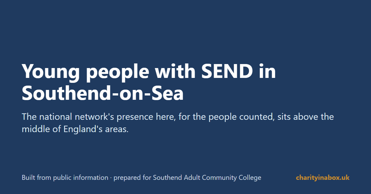 Young people with SEND in Southend-on-Sea