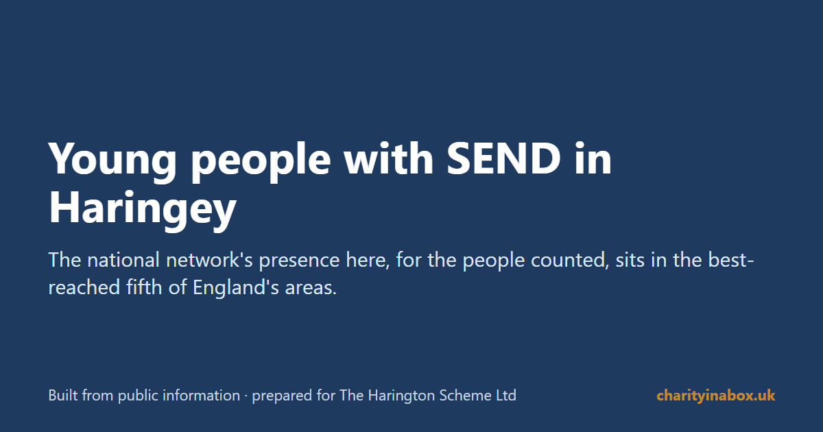 Young people with SEND in Haringey