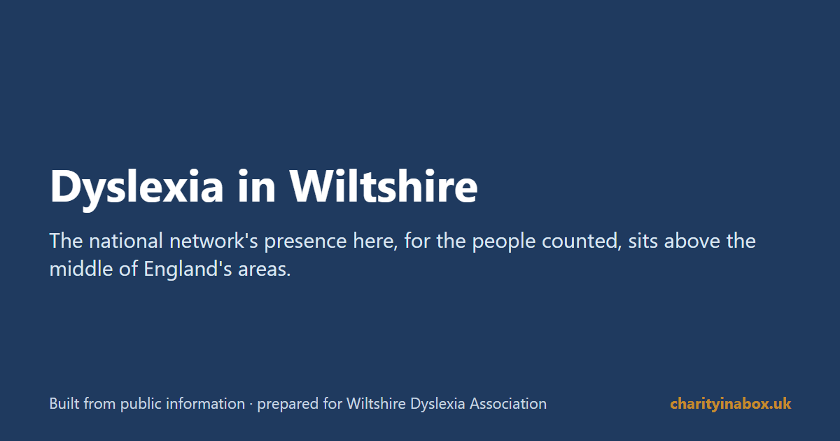 Dyslexia in Wiltshire