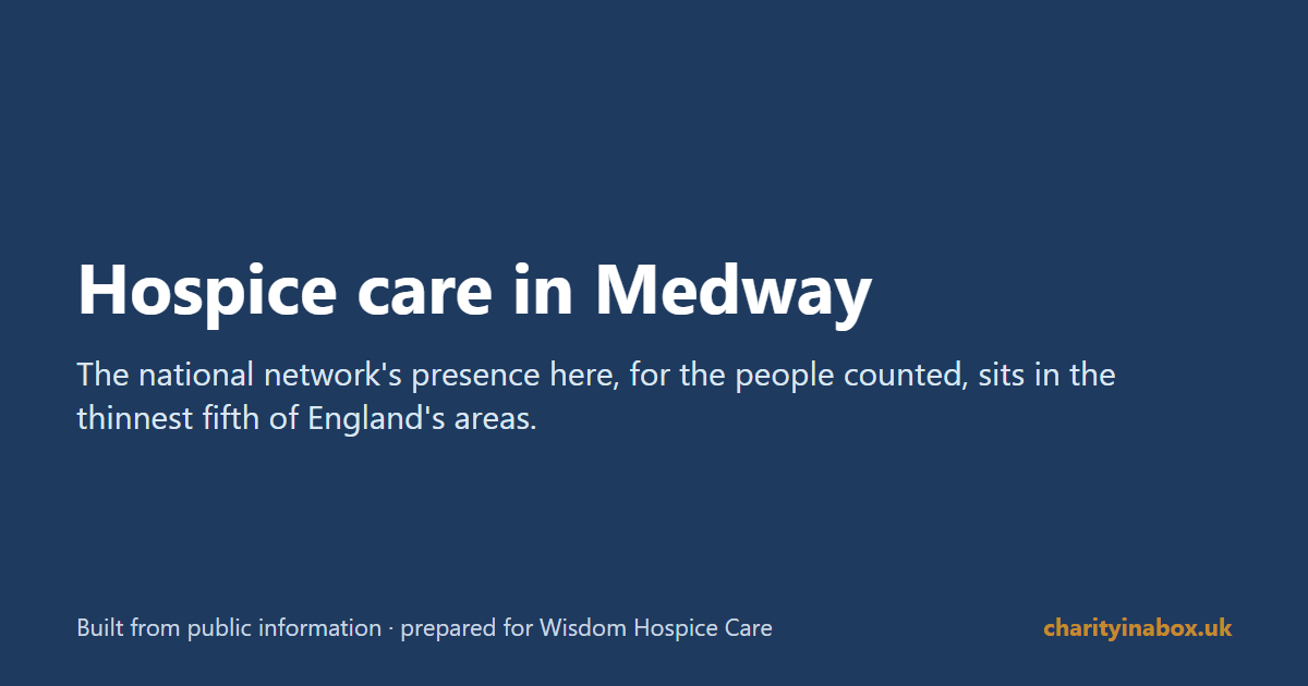 Hospice care in Medway