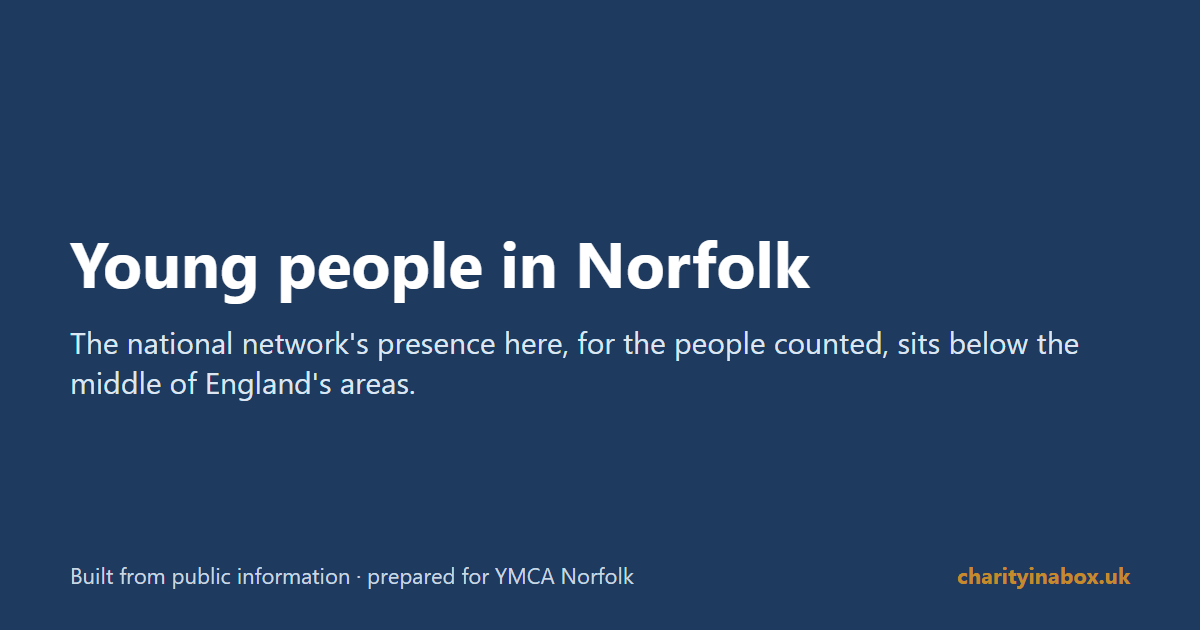 Young people in Norfolk